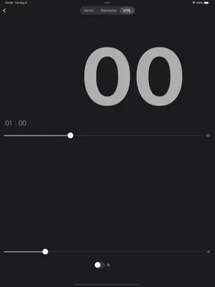 iPad interface screenshot