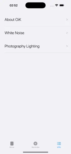 iPhone interface screenshot